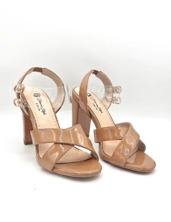 Diverse Style #LOW CHUNKY HEEL #1 Oatmeal thumbnail